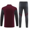 Arsenal Sweat de Treino zíper 2025-26 Vermelha